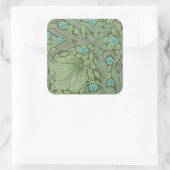 De Steekproef van het Patroon van het behangsel me Vierkante Sticker (Tas)