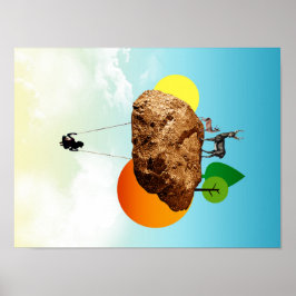 De steen van ons bestaan poster