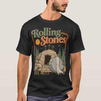 De Steen Was Weggerold Hij Is Levend Retro T-shirt