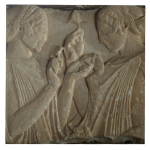 De Stele van Pharsalos die de verheerlijking van Tegeltje