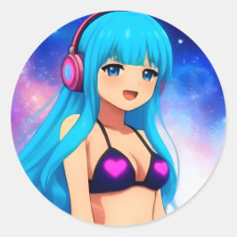 De Stellargroove Mizaki ronde Sticker #02