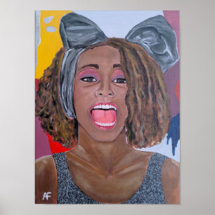 De stem Schilderij van Alfred Fox Poster