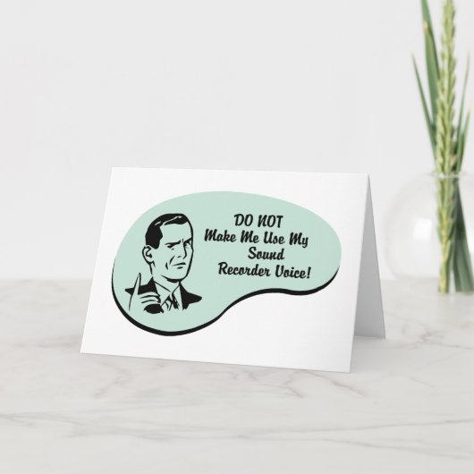 De Stem van het correcte Registreertoestel Kaart (Voorkant)