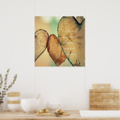 De stem van je hart fluistert naar mijn ziel poster (Keuken)