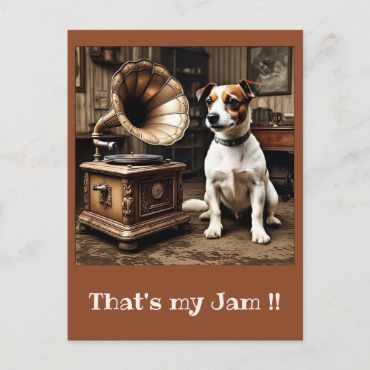 "DE STEM VAN ZIJN MEESTER" BRIEFKAART (Voorkant)