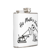 De stem van zijn meester heupfles (Rechts)