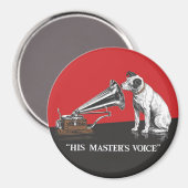 De stem van zijn meester magneet (Voorkant / Achterkant)