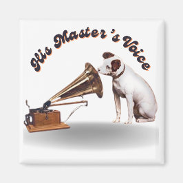 De stem van zijn meester magneet