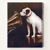 De stem van zijn meester notitieboek (Achterkant)