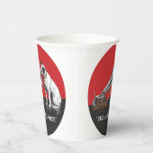 De stem van zijn meester papieren bekers (Rechts)