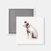 De stem van zijn meester schittert magneet (Voorkant / Achterkant)