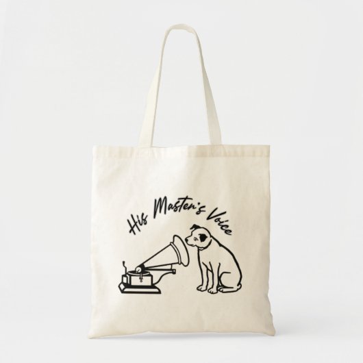 De stem van zijn meester tote bag (Voorkant)