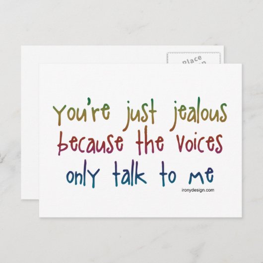 De stemmen briefkaart (Voorkant / Achterkant)