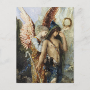 “De Stemmen” engel kunst door Gustave Moreau Briefkaart
