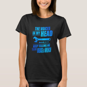 De Stemmen In Mijn Hoofd Monteur Auto Reparatie A T-shirt