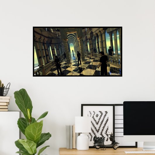 De stemmen uitschakelen poster (Thuiskantoor)