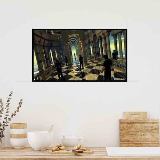 De stemmen uitschakelen poster (Keuken)