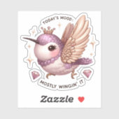 De stemming van vandaag: meestal Wingin' It-Sticke Sticker (Vel)