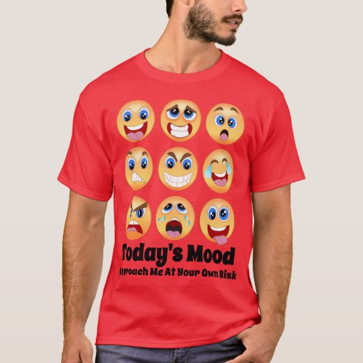De stemming van vandaag t-shirt (Voorkant)