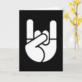 De Stencil van de Hand van de rots Kaart (Gele Bloem)