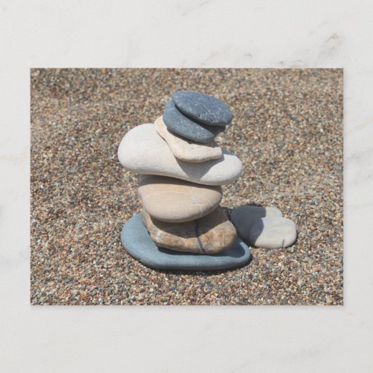 De stenen van Zen Briefkaart (Voorkant)