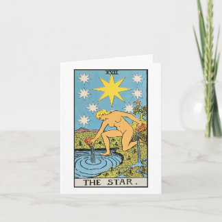 De ster - Rider Waite Smith tarot Kaart