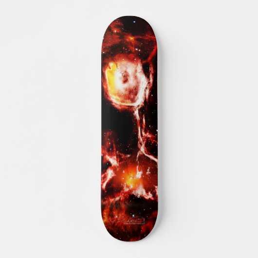 De ster schilderde dame skateboard (Voorkant)
