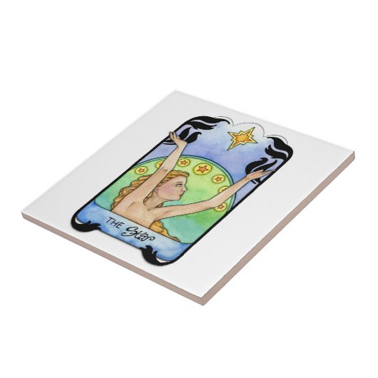 De ster tegeltje (Zijkant)