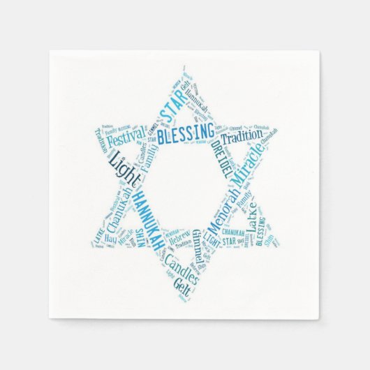 De ster van David Napkins Servet (Voorkant)