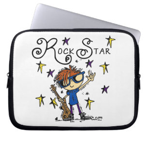 De Ster van de Rots van de Jongen van de Laptop Sleeve