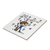 De Ster van de Rots van de Jongen van de Tegeltje (Zijkant)