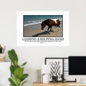 De sterken moeten de zwakken helpen poster (Thuiskantoor)