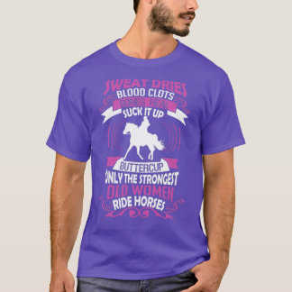 De sterkste oude vrouwtjespaarden t-shirt