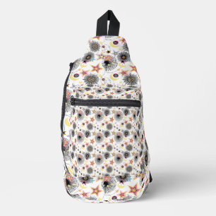 De sterren Patterned Canvas tas