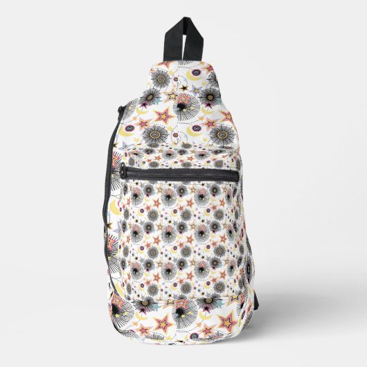 De sterren Patterned Canvas tas (Voorkant)