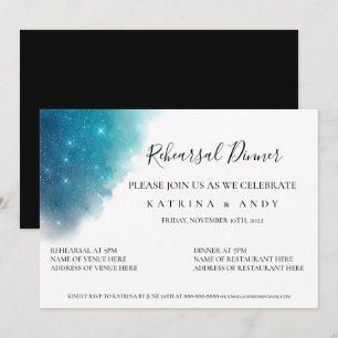 De sterren richtten de Binnenuitnodiging van de re Kaart