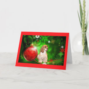De Sterren Rode BallGreen2 van de Kerstkaart van Feestdagen Kaart