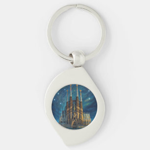 De sterrendroom van Gaudi Barcelona Sagrada Fami Sleutelhanger