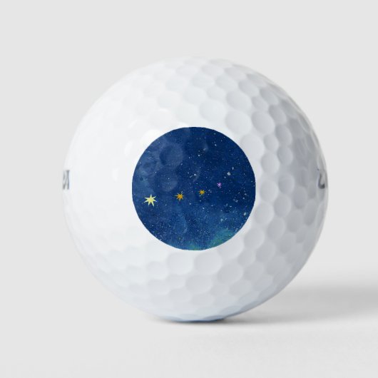 De sterrenhemel Golfballen (Voorkant)