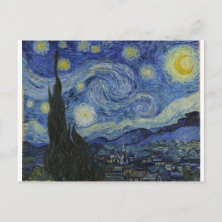 De Sterrennacht, 1889, van Vincent van Gogh Briefkaart