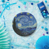 De Sterrennacht, 1889, van Vincent van Gogh Papieren Bordje (Feest)