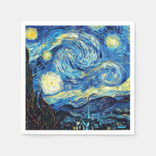 De sterrennacht, beroemd kunstwerk van Vincent van Servet