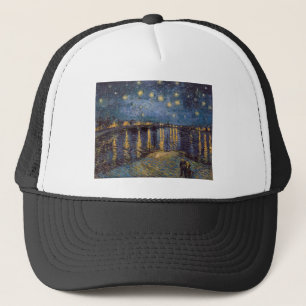 De sterrennacht boven de Rhône van Vincent Van Gog Trucker Pet