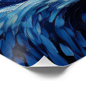 De sterrennacht - Labrador Retriever Puppy Dog 00 Perfect Poster (Hoek)