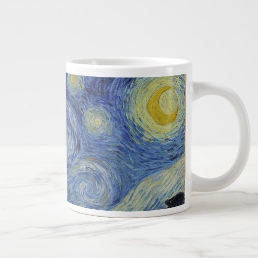 De Sterrennacht, olieverfschilderij, Vincent van G Extra Grote Beker (Rechts)