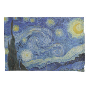 De Sterrennacht, olieverfschilderij, Vincent van G Kussensloop