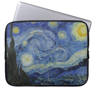 De Sterrennacht, olieverfschilderij, Vincent van G Laptop Sleeve