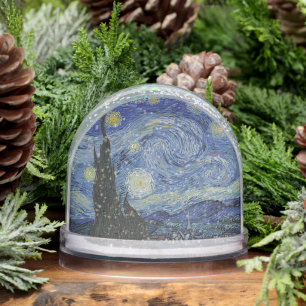 De Sterrennacht, olieverfschilderij, Vincent van G Sneeuwbol