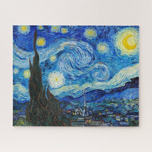 De Sterrennacht | Van Gogh | Legpuzzel (Horizontaal)