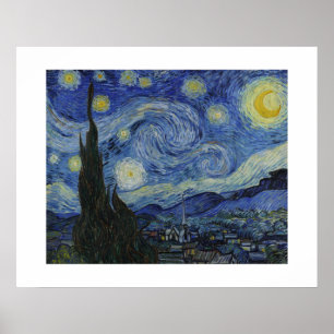De Sterrennacht van Van Gogh Poster